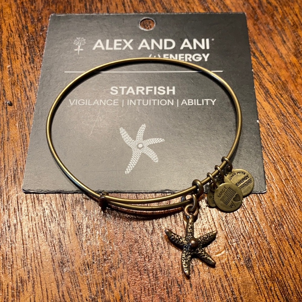 Alex and Ani gold Starfish
